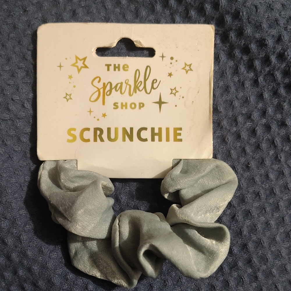 The Sparkle Shop Silver Scrunchie